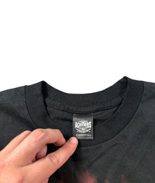 Vintage Big Print T-Shirt Herren Schwarz M