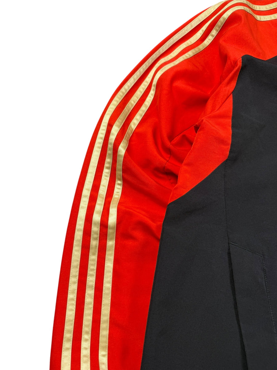 Adidas Benfica Lissabon Vintage Tracksuit Herren Schwarz Rot Gold L