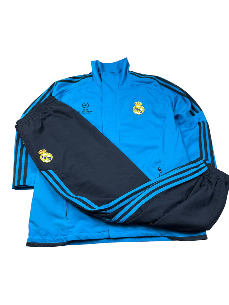 Adidas Real Madrid Champions League Vintage Tracksuit Herren Blau L