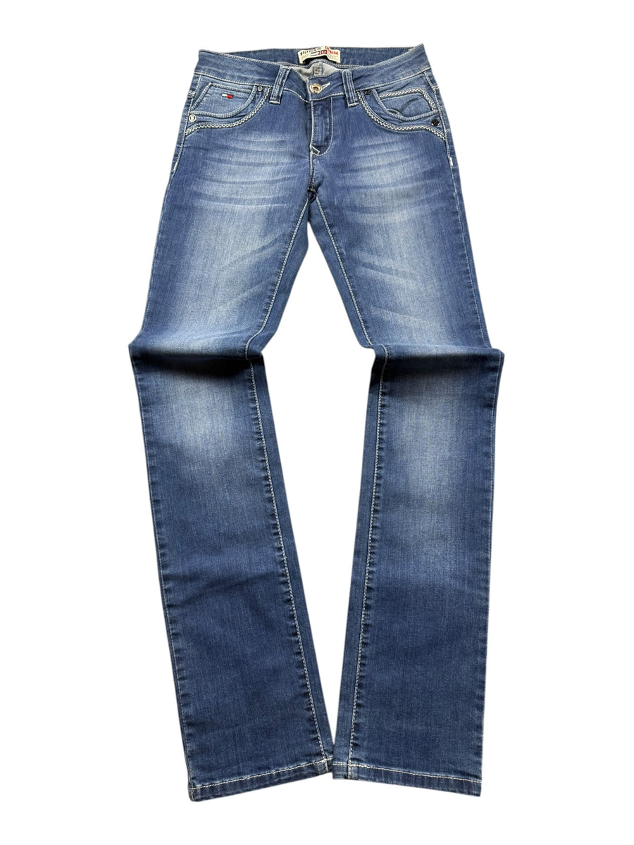 Tommy Hilfiger Low Waist Vintage Jeans Damen Blau XS