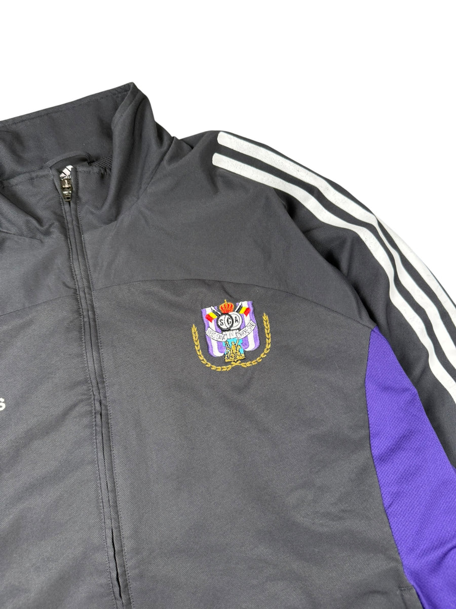 Adidas RSC Anderlecht Vintage Tracksuit Herren Schwarz Lila Weiß S
