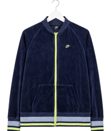 Nike Velours Vintage Trackjacket Damen Blau XL