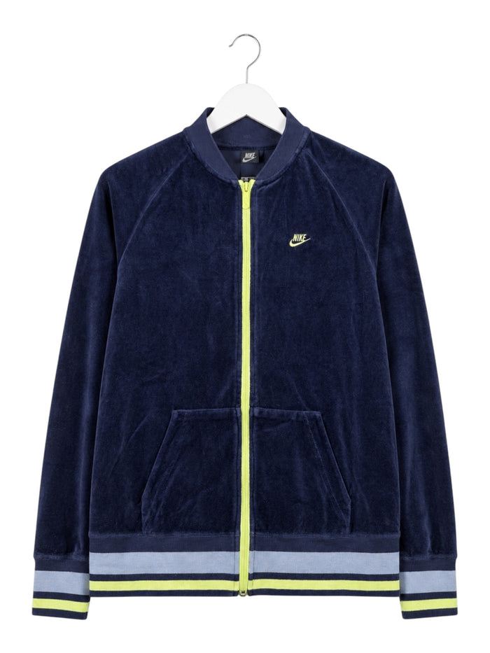Nike Velours Vintage Trackjacket Damen Blau XL