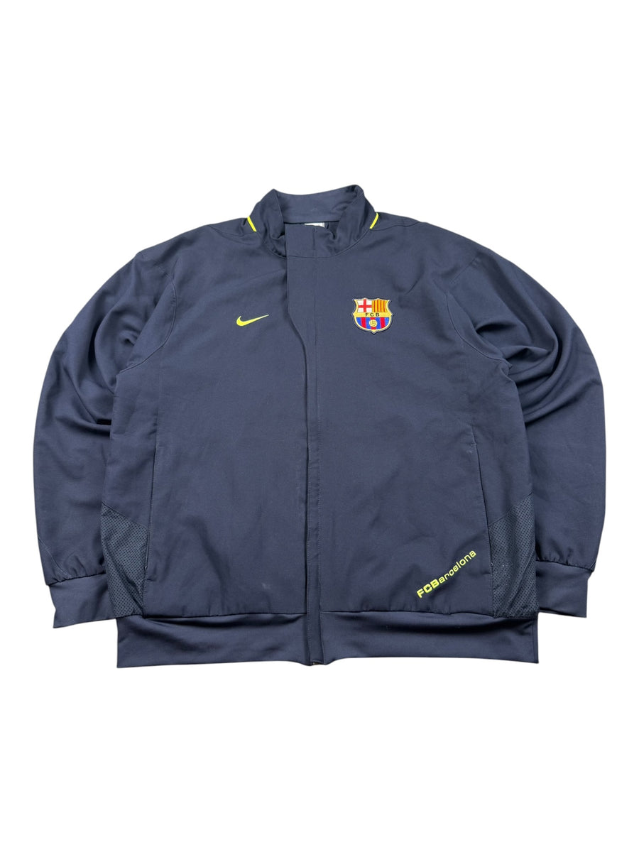Nike FC Barcelona Vintage Trackjacket Herren Dunkelblau Gelb L