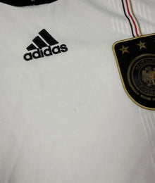 Adidas Deutschland DFB 2010 Vintage Trikot Herren Weiß Schwarz Gold M