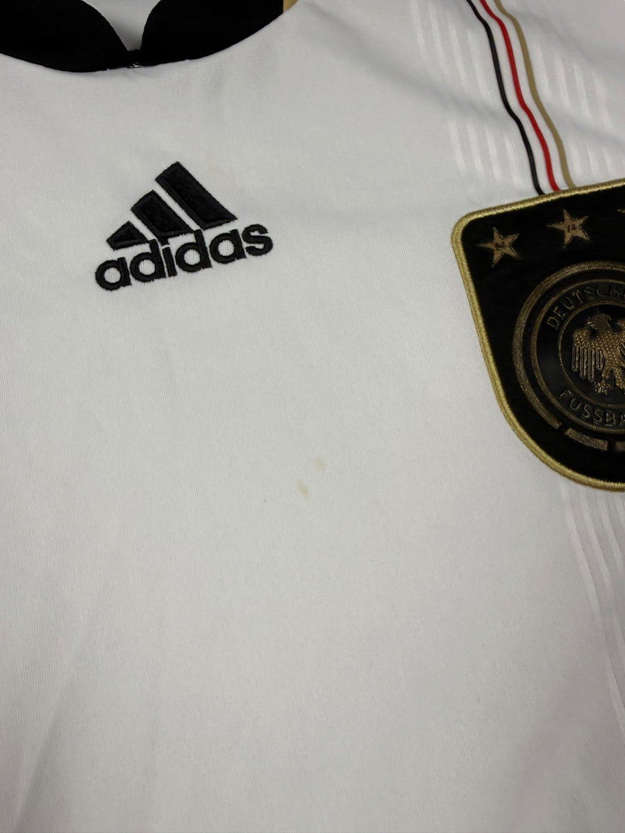 Adidas Deutschland DFB 2010 Vintage Trikot Herren Weiß Schwarz Gold M