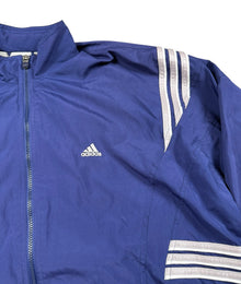 Adidas 3-Stripes Vintage Trackjacket Damen Blau Silber XL