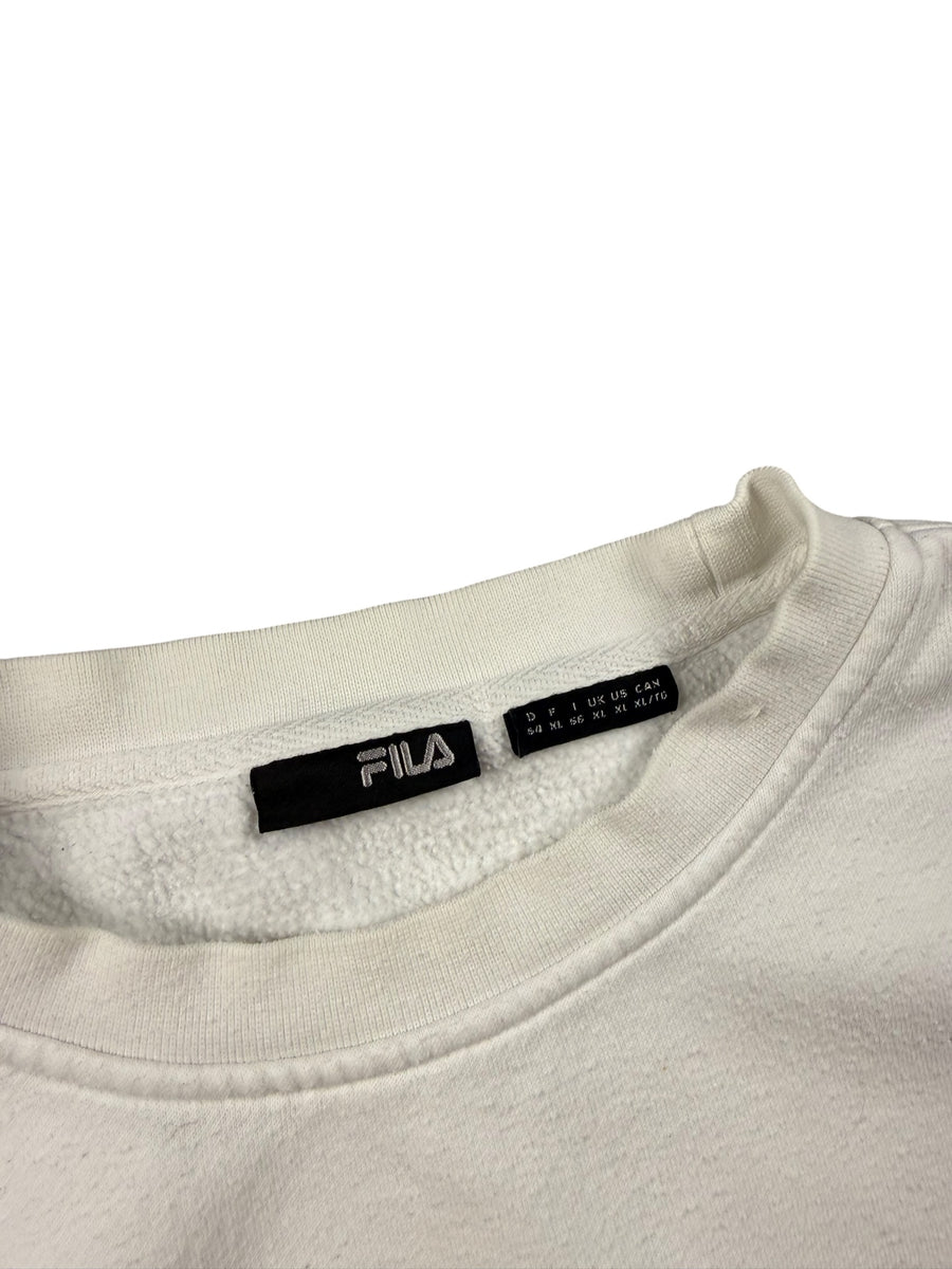 FILA Big Logo Vintage Sweater Herren Cremeweiß XL