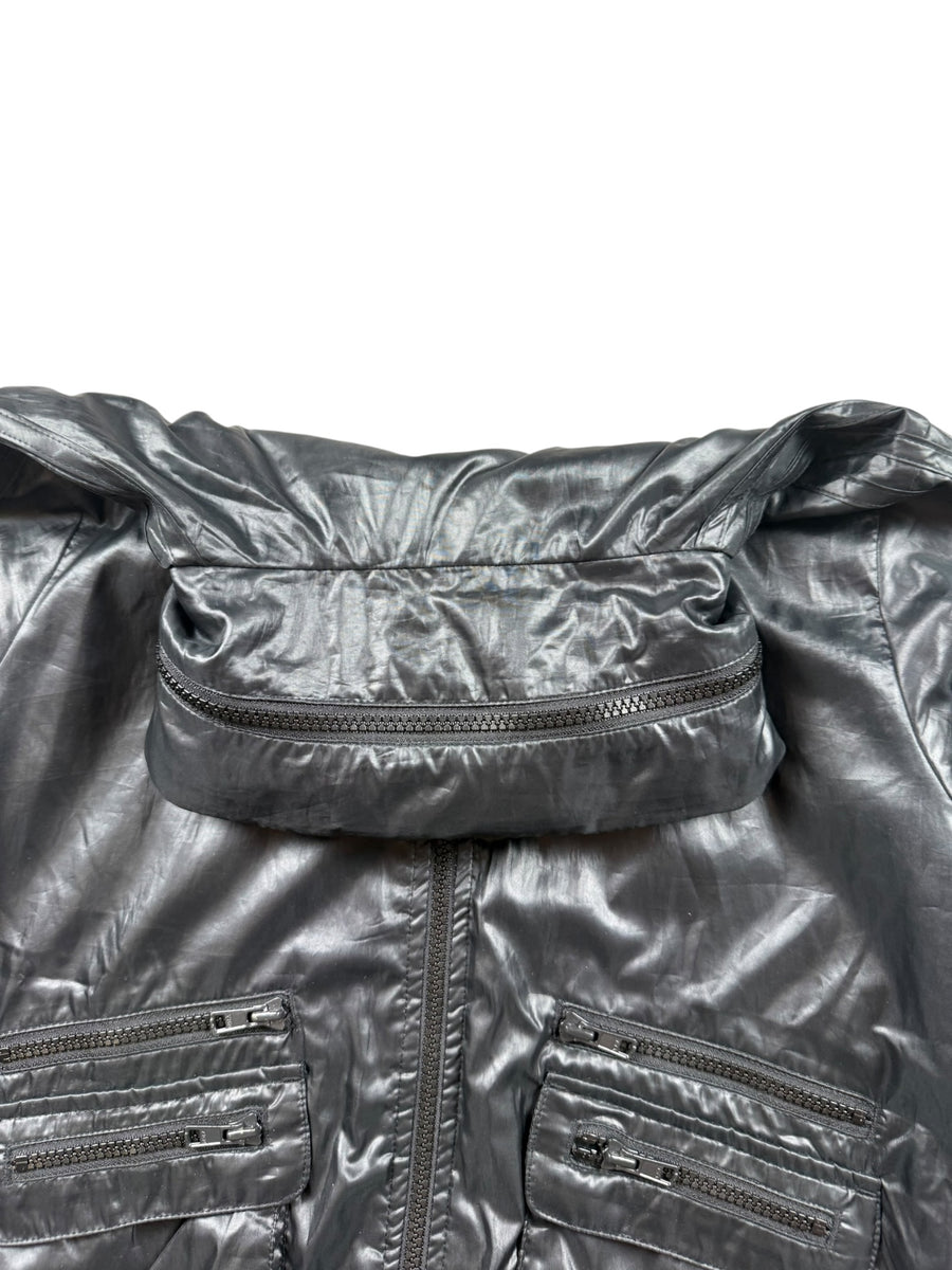 Adidas Trefoil Vintage Glanz Jacket Damen Schwarz S