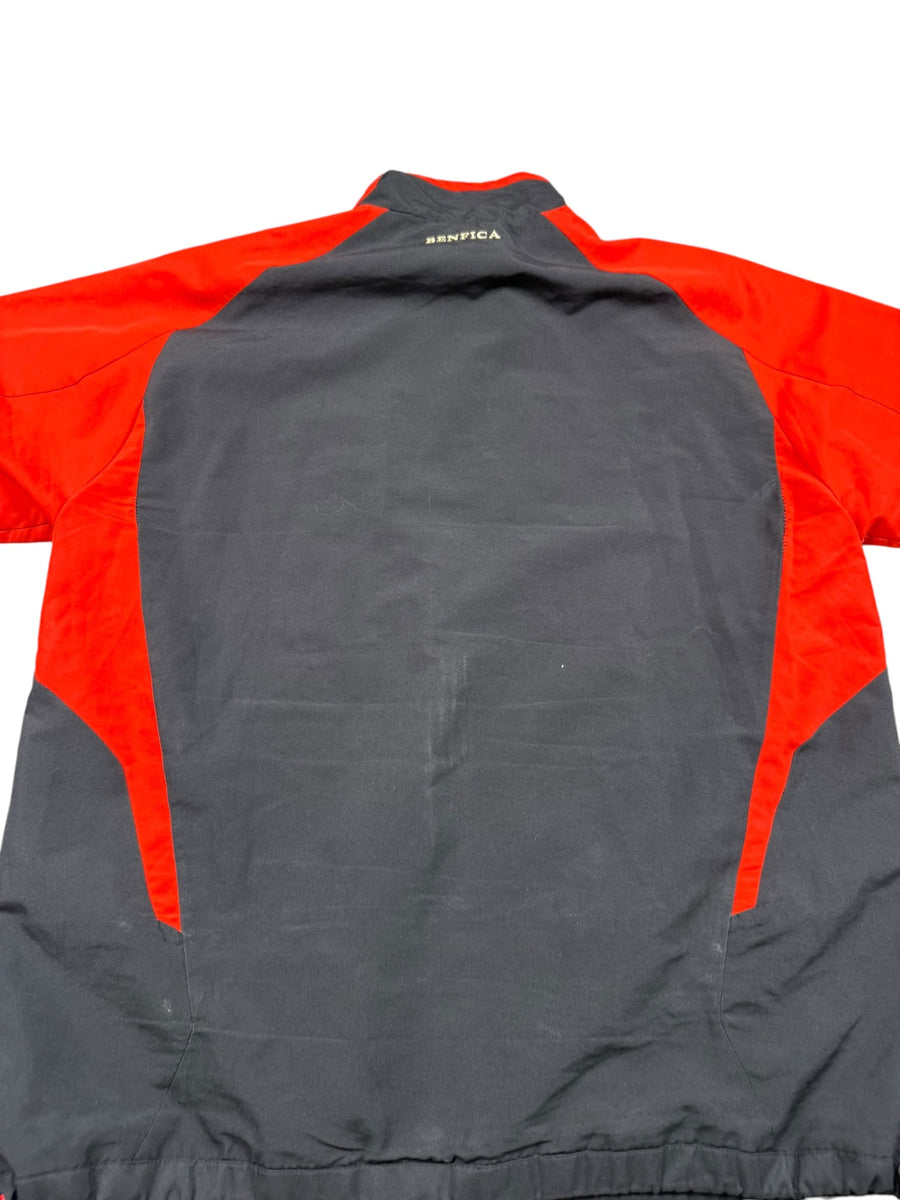 Adidas Benfica Lissabon Vintage Tracksuit Herren Schwarz Rot Gold L