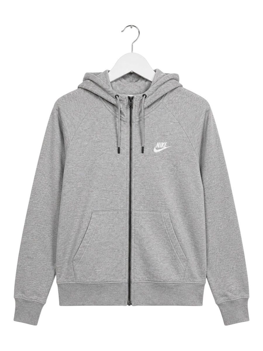 Nike Allover Print Zip Hoodie Damen Grau S