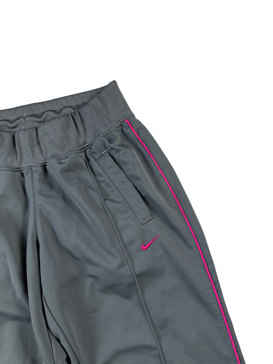 Nike Wide Leg Vintage Trackpants Damen Grau/Pink S