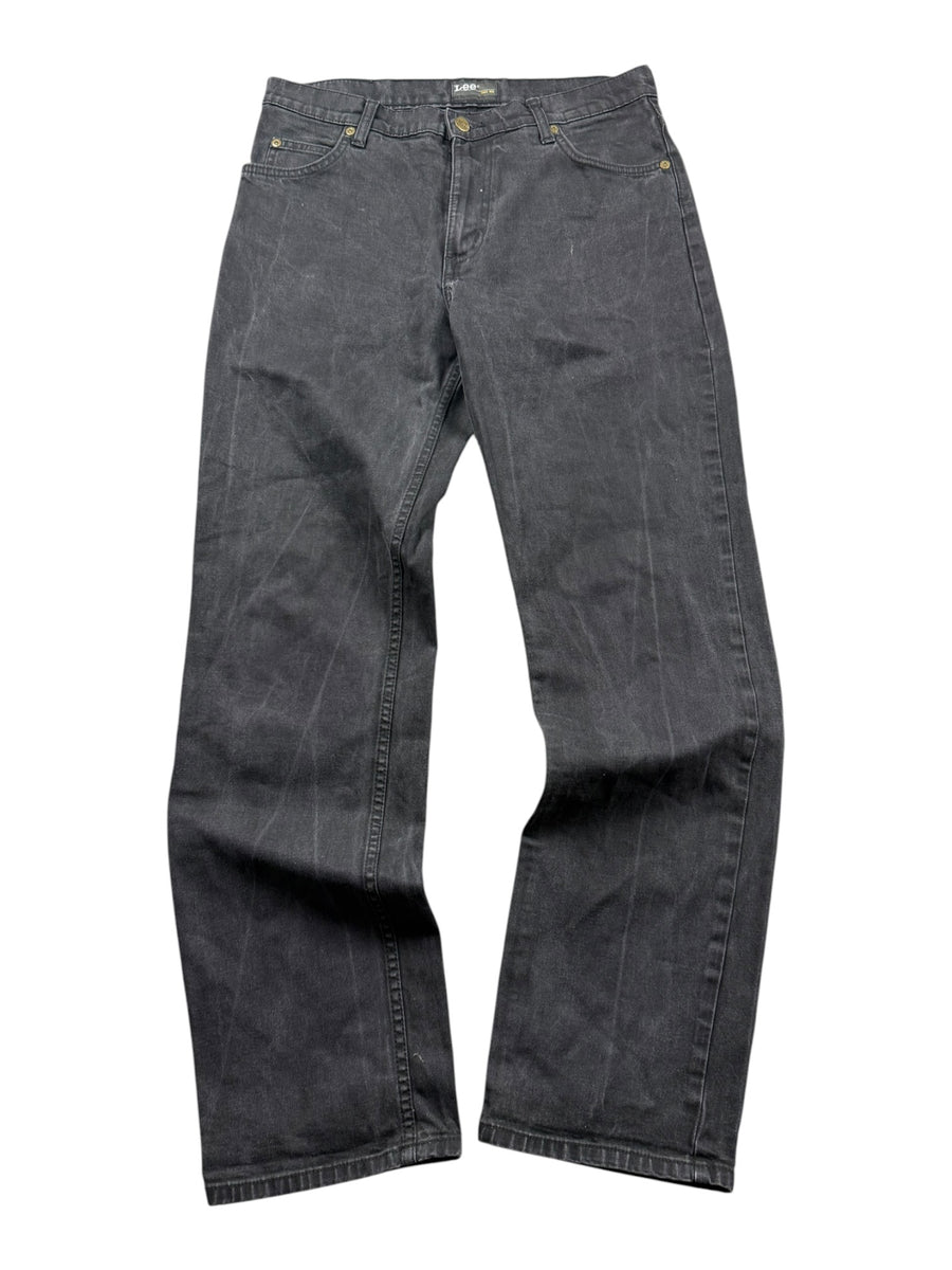 Lee Straight Leg Vintage Jeans Herren Schwarz S