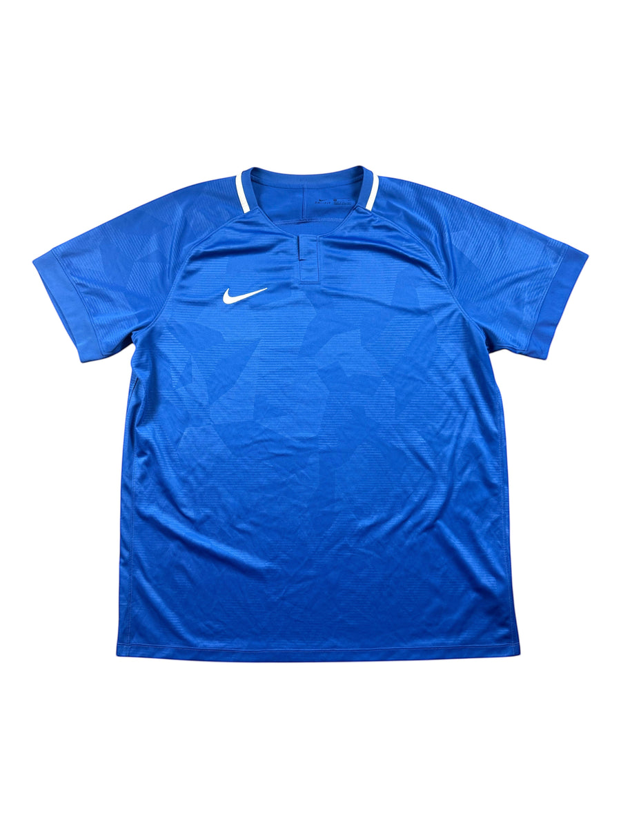 Nike Small Swoosh Vintage Polo Herren Blau XXL