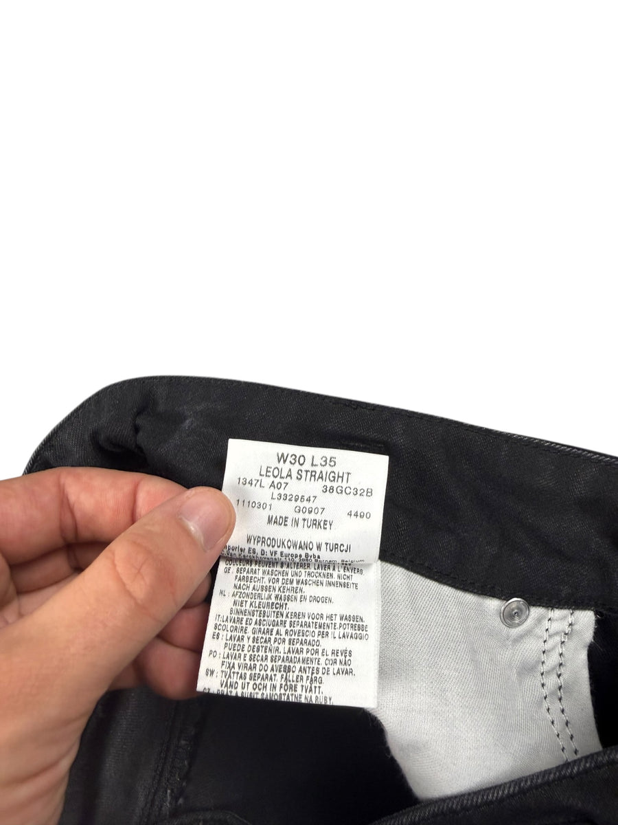 Lee Straight Fit Vintage Jeans Damen Schwarz S