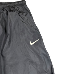 Nike T90 Wide Leg Vintage Trackpants Herren Schwarz Weiß XL