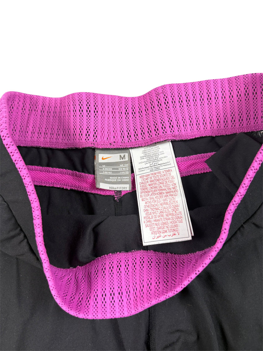 Nike Mini Swoosh Vintage Trackpants Damen Schwarz/Pink M