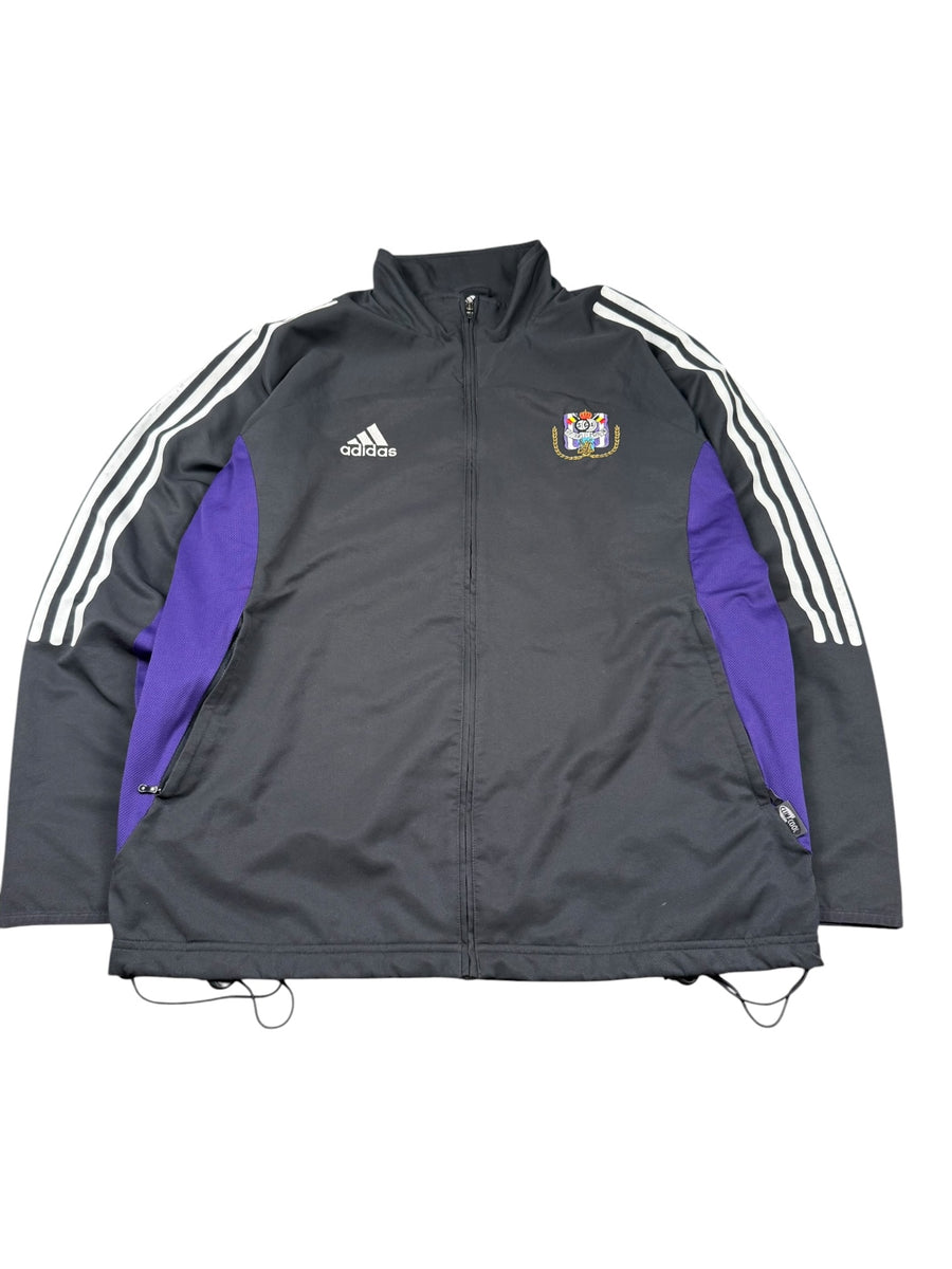 Adidas RSC Anderlecht Vintage Tracksuit Herren Schwarz Lila Weiß S