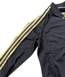 Adidas Trefoil 3-Stripes Vintage Trackjacket Damen Schwarz Gold L