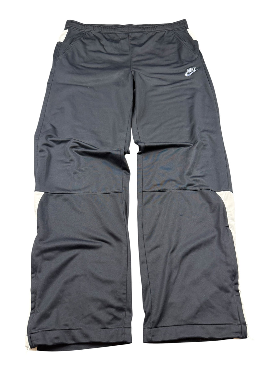 Nike Sportswear Wide Leg Vintage Trackpants Herren Schwarz Weiß L