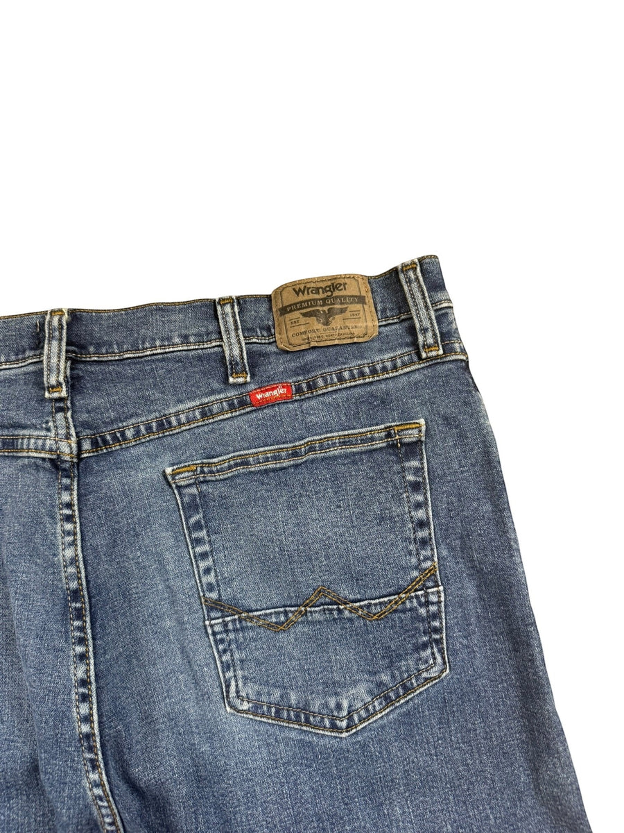 Wrangler Straight Leg Vintage Jeans Herren Blau XL