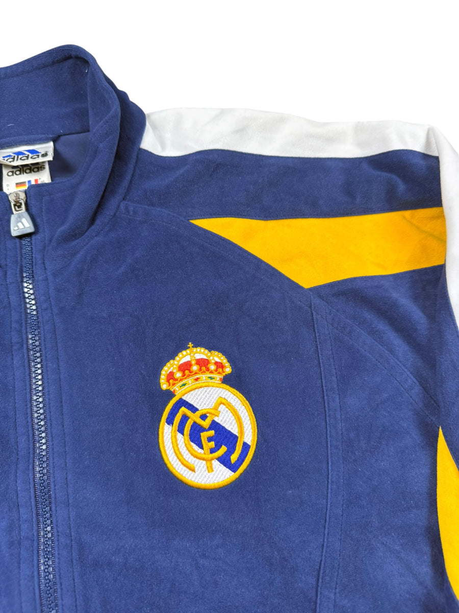 Adidas Real Madrid Vintage Trackjacket Herren Blau Gelb S