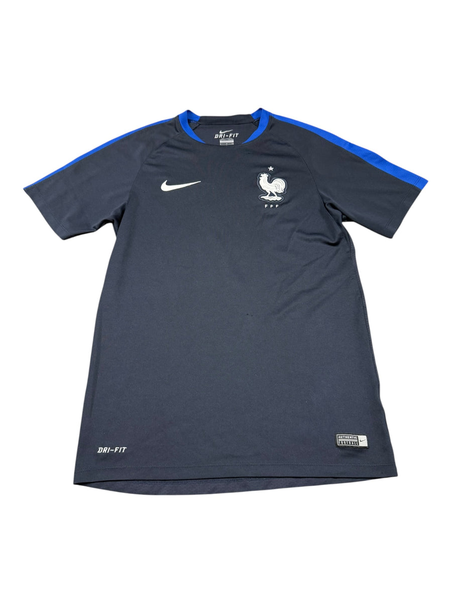 Nike Frankreich FFF 2016 Euro Vintage Trikot Herren Dunkelblau Blau S