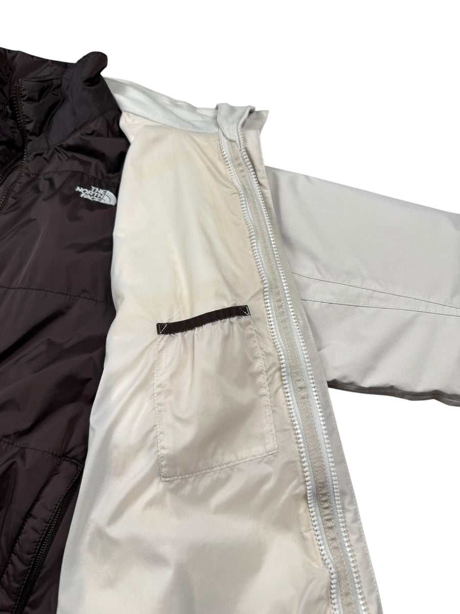 The North Face Aphelion HyVent Triclimate Vintage 3-in-1 Jacke Damen Beige Braun XL