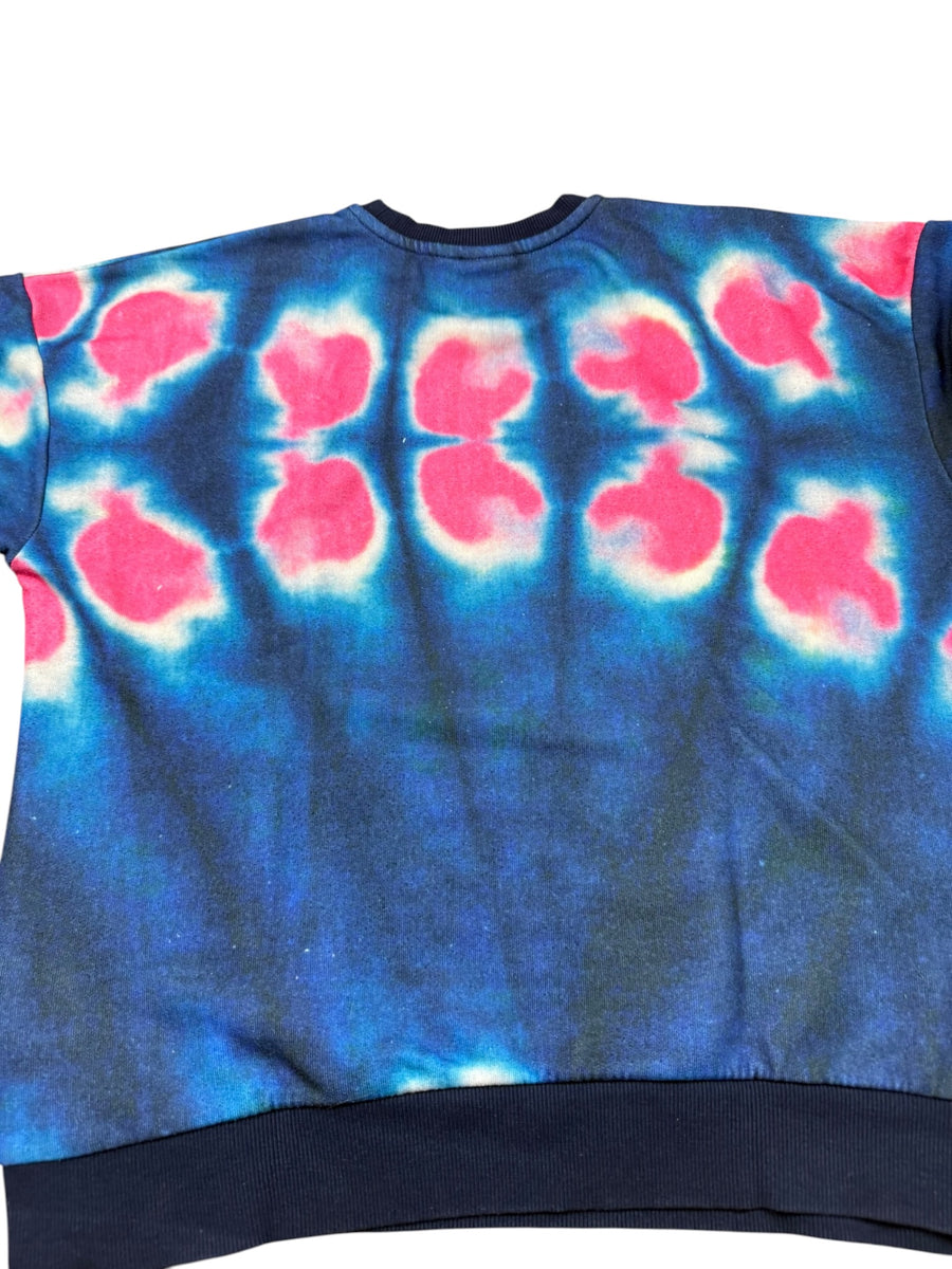 Adidas Originals Batik Vintage Sweater Damen Blau Pink S