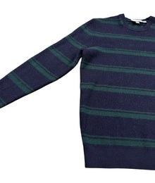 Lacoste Striped Vintage Sweater Herren Dunkelblau Grün M