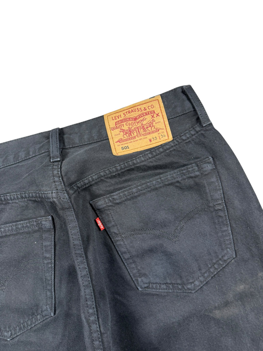 Levi’s 501 Straight Leg Vintage Jeans Herren Schwarz S