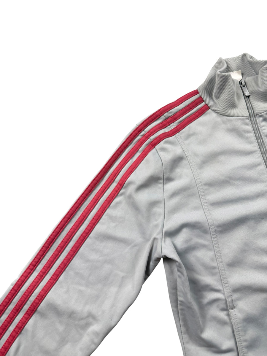 Adidas 3-Stripes Vintage Trackjacket Damen Grau Pink L