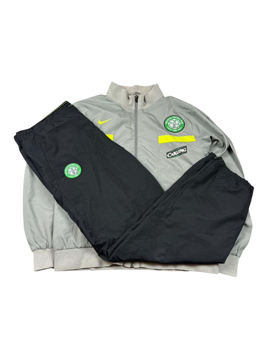 Nike Celtic FC Vintage Tracksuit Herren Grau Schwarz S