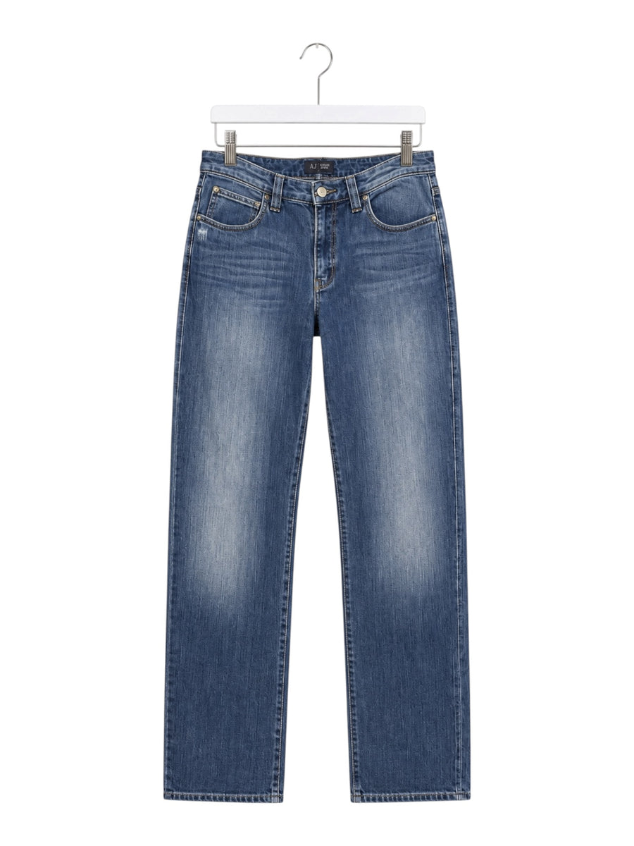 Armani Jeans Straight Leg Vintage Jeans Damen Blau M