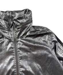 Adidas Trefoil Vintage Glanz Jacket Damen Schwarz S