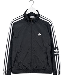 Adidas Trefoil 3-Stripes Vintage Trackjacket Damen Schwarz M