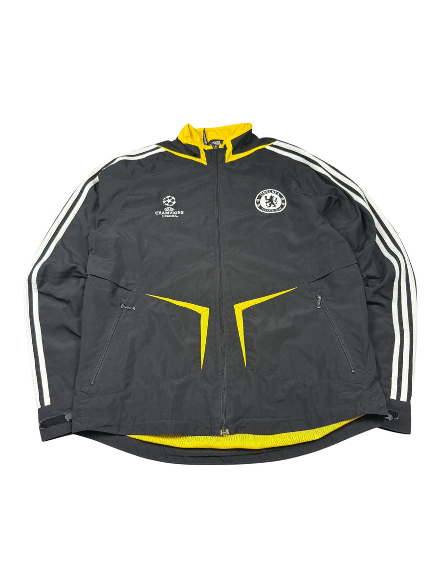 Adidas Chelsea FC Champions League Vintage Tracksuit Herren Schwarz Gelb L