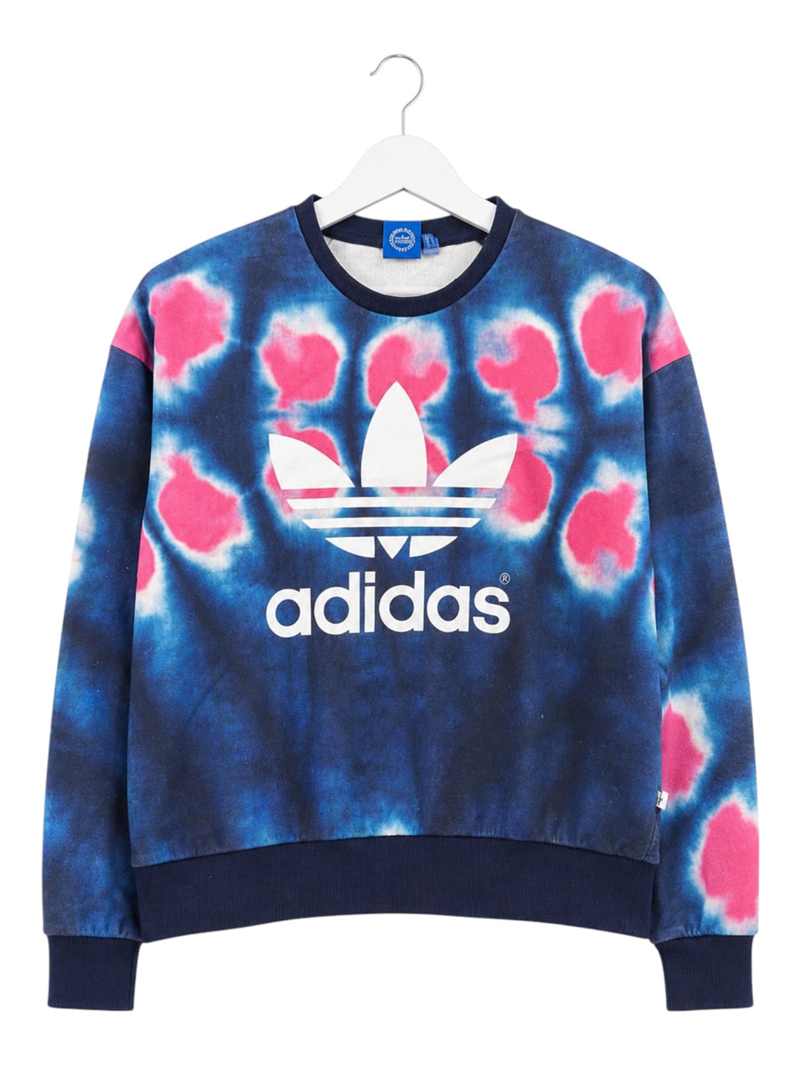 Adidas Originals Batik Vintage Sweater Damen Blau Pink S