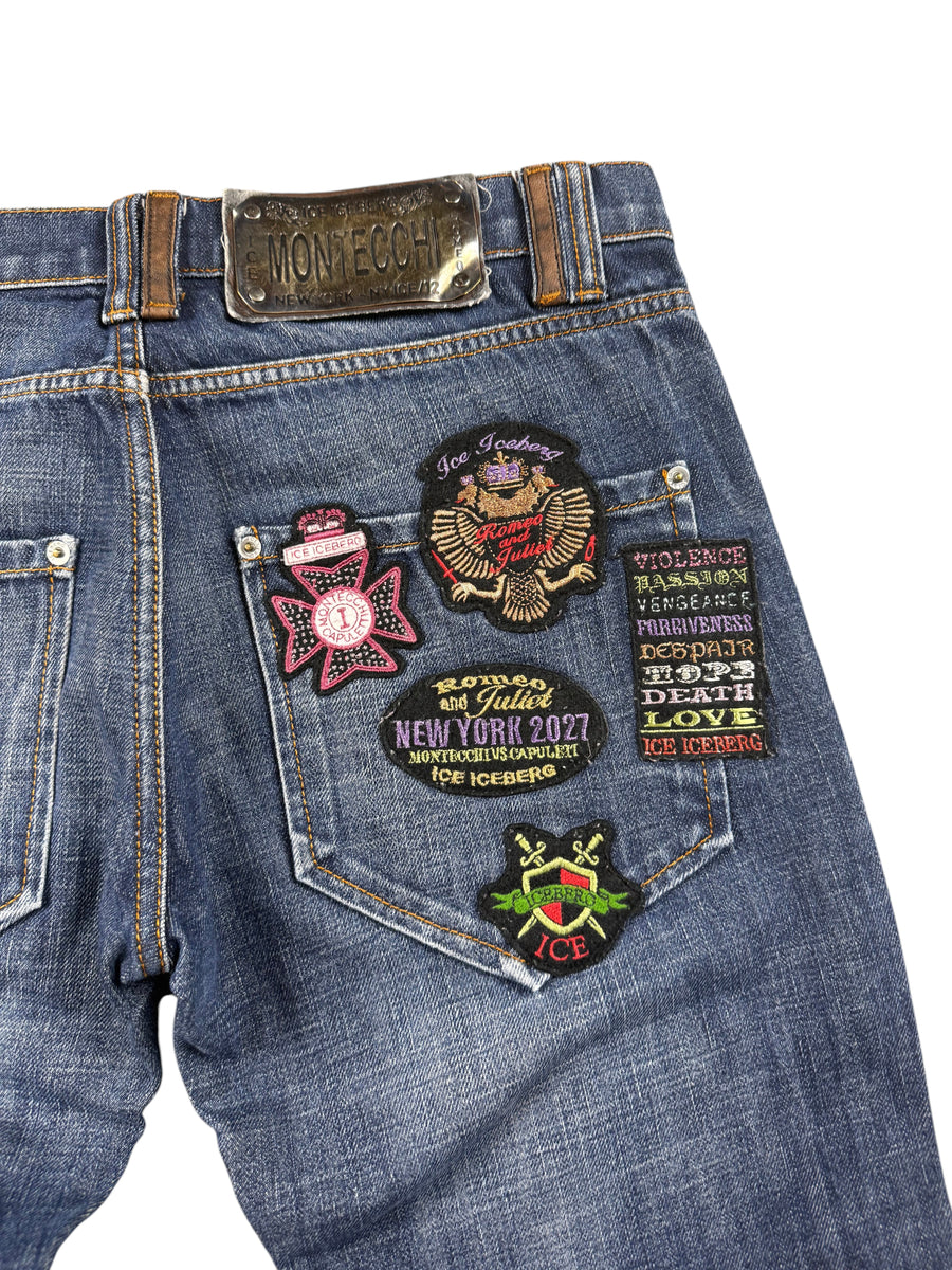 Iceberc Retro Vintage Jeans Herren Blau L