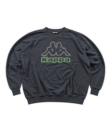 Kappa Big Logo Vintage Sweater Herren Anthrazit XL