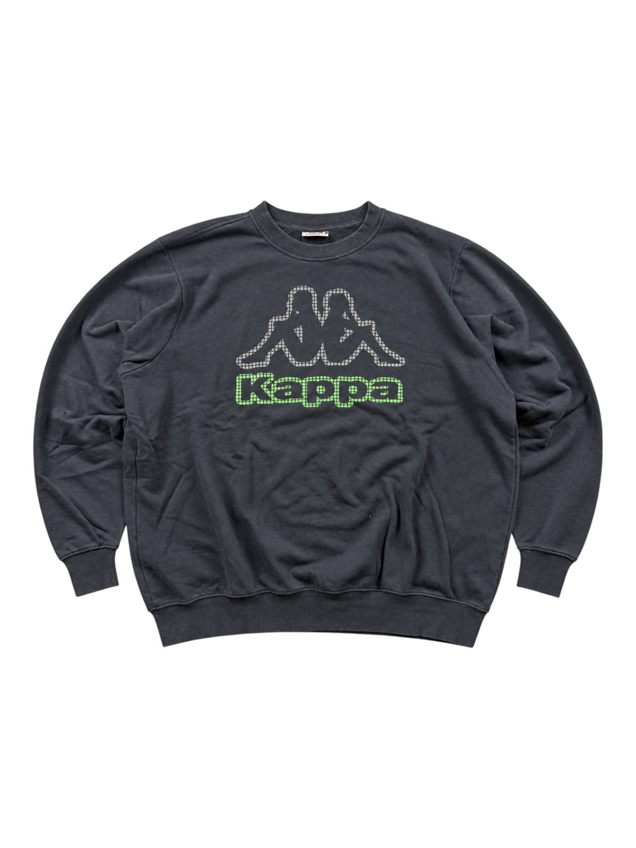 Kappa Big Logo Vintage Sweater Herren Anthrazit XL