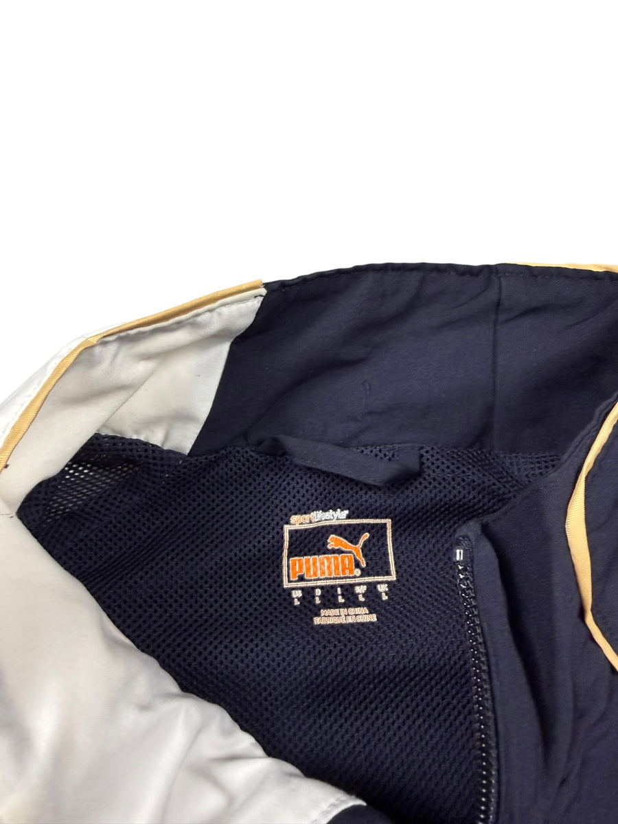 Puma SS Lazio Vintage Tracksuit Herren Dunkelblau Weiß Gold L