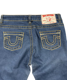 True Religion Straight Leg Vintage Jeans Herren Blau S