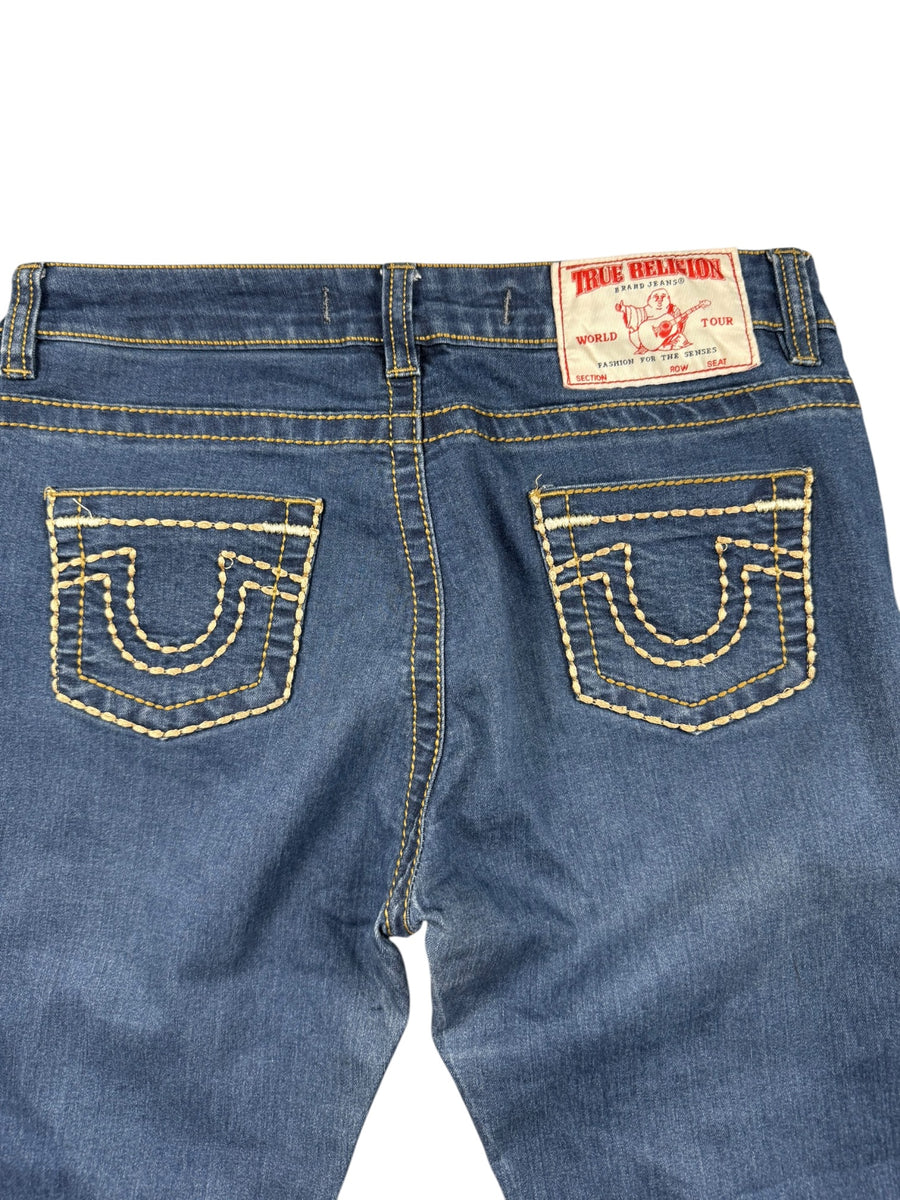 True Religion Straight Leg Vintage Jeans Herren Blau S