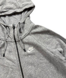 Nike Allover Print Zip Hoodie Damen Grau S