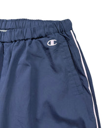Champion Logo Vintage Trackpants Damen Dunkelblau Rosa L