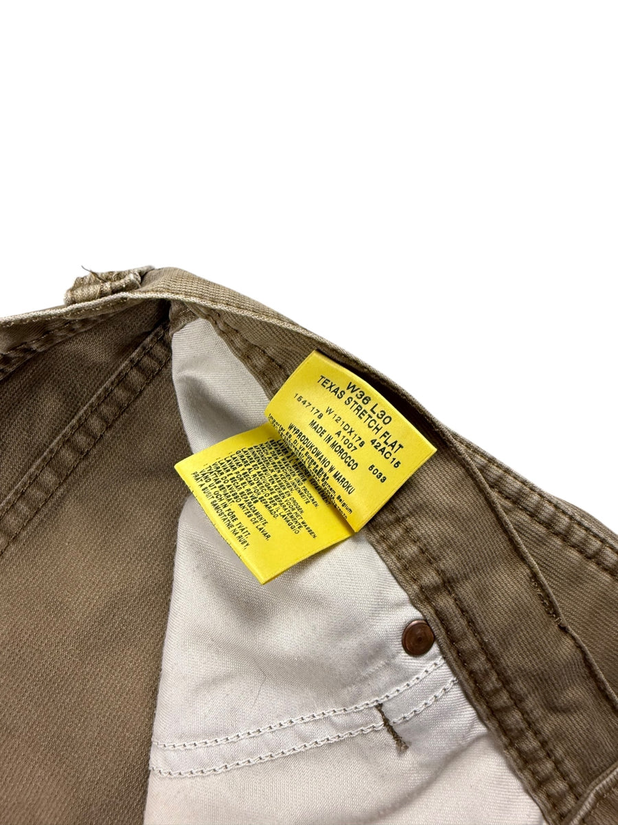 Wrangler Texas Stretch Vintage Jeans Herren Beige XL