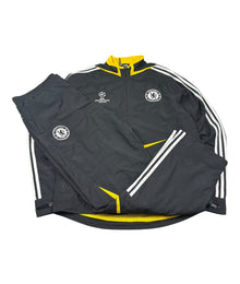 Adidas Chelsea FC Champions League Vintage Tracksuit Herren Schwarz Gelb L