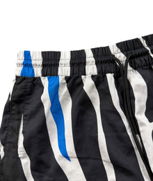 Adidas Trefoil Vintage Shorts Damen Zebra Schwarz Weiß S