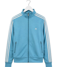 Adidas 3-Stripes Vintage Trackjacket Damen Hellblau XL